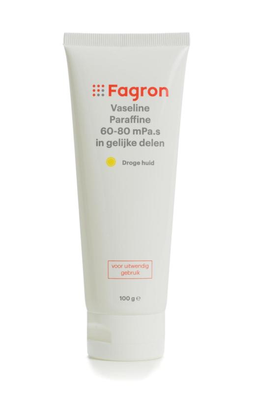 Fagron Vaseline paraffine 60-80 mpa.s in gelijke delen 500 Gram