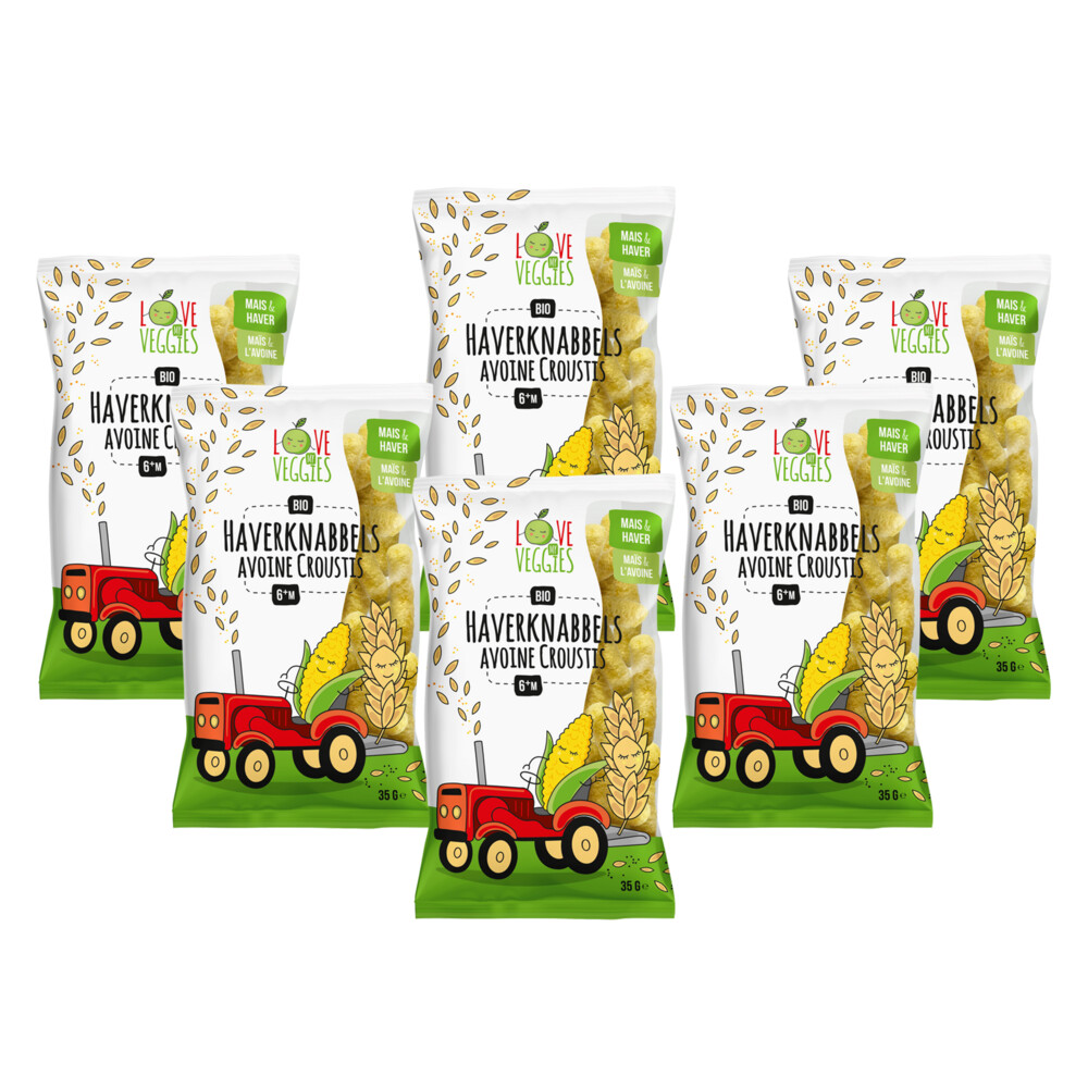 Love My Veggies 6x  Haverknabbels 35 gr