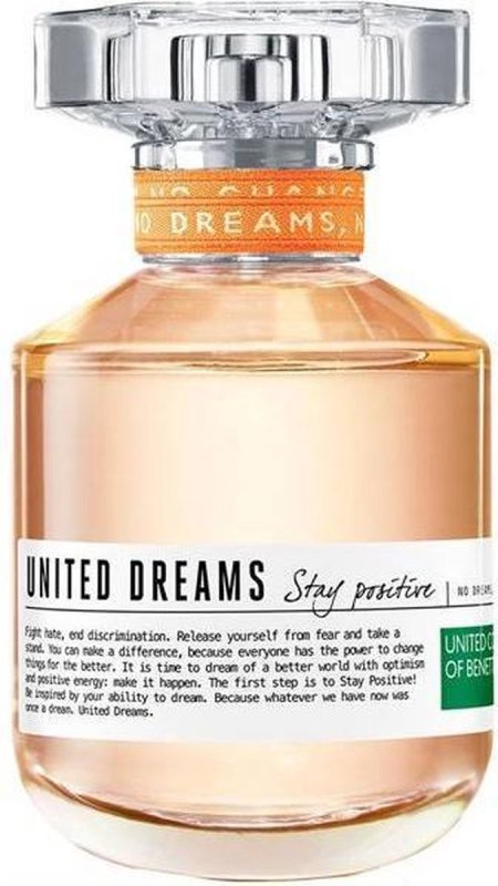 Benetton United dreams eau de toilette stay positive 50 ML