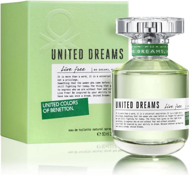 Benetton Live free eau de toilette 80 ML