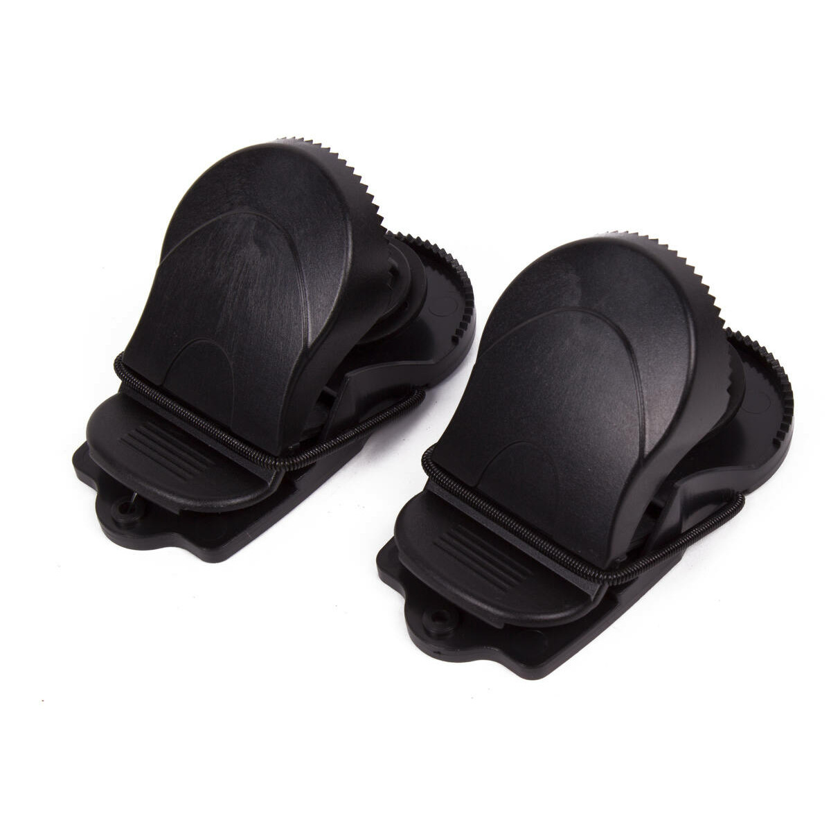 Benson Muizenval - 2x - zwart - kunststof - 90 x 45 mm - met veermechanisme - rattenval -