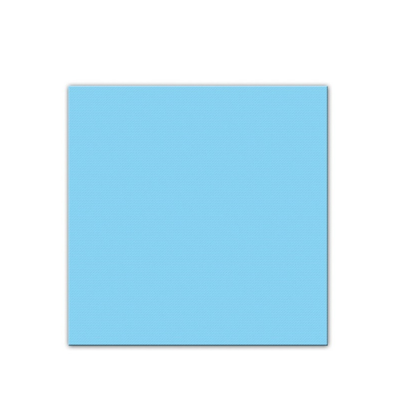 Givi Italia 75x Lichtblauwe servetten 33 x 33 cm -