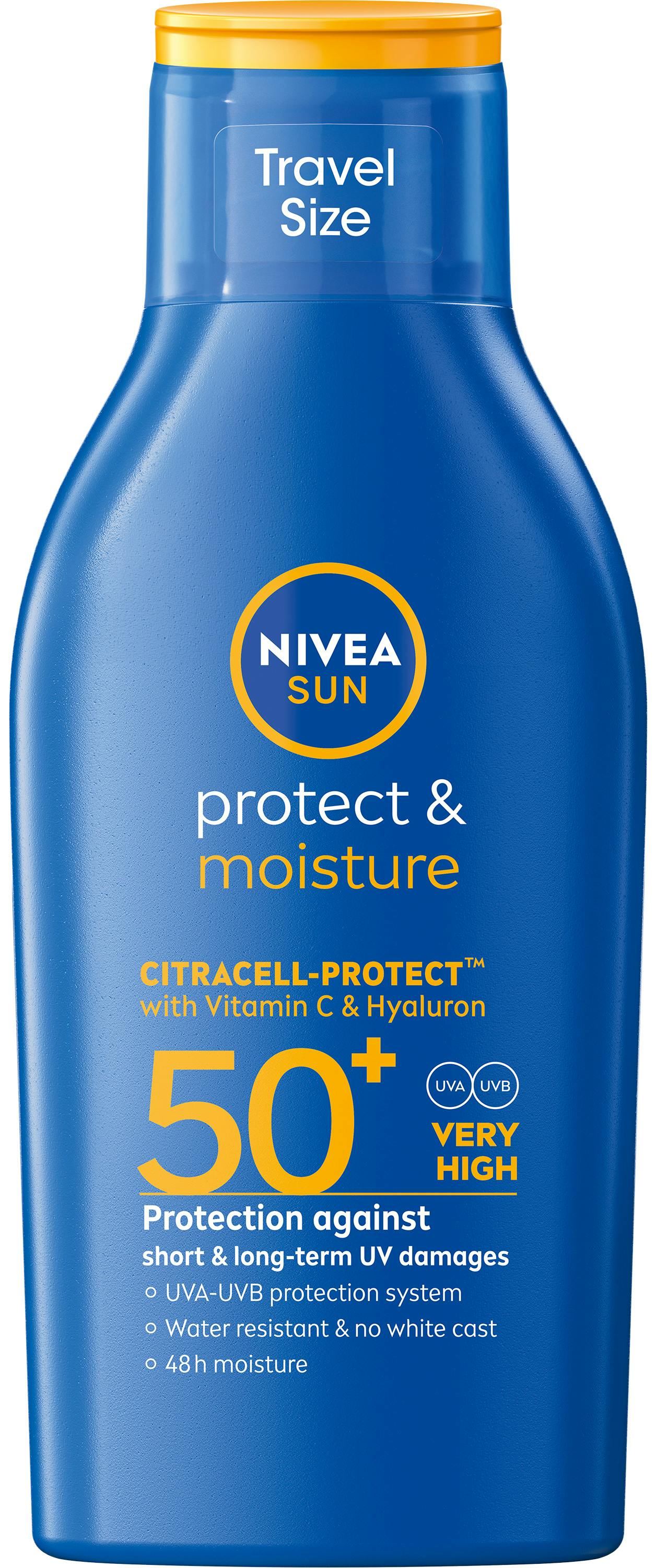 Nivea Protect & Moisture Travel Size SPF50+ 100 ml