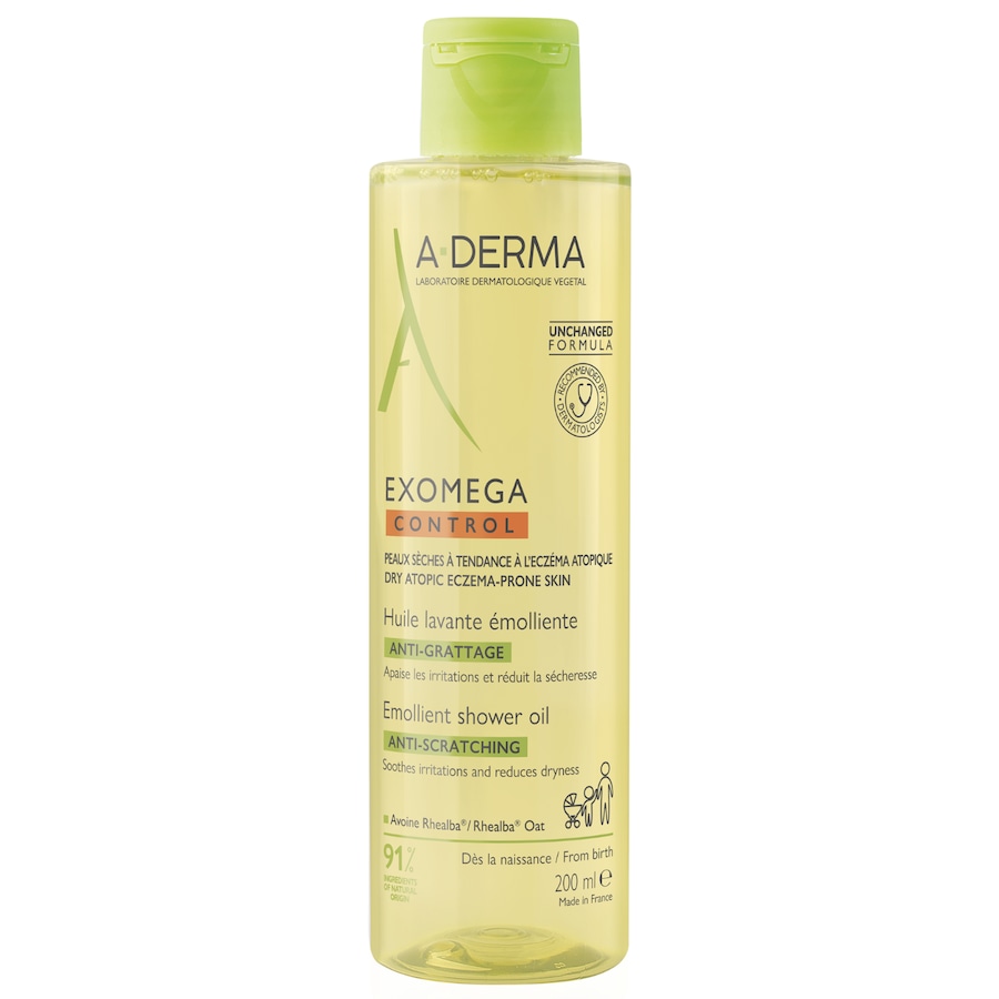 A-DERMA Exomega Control Emollient Shower Oil