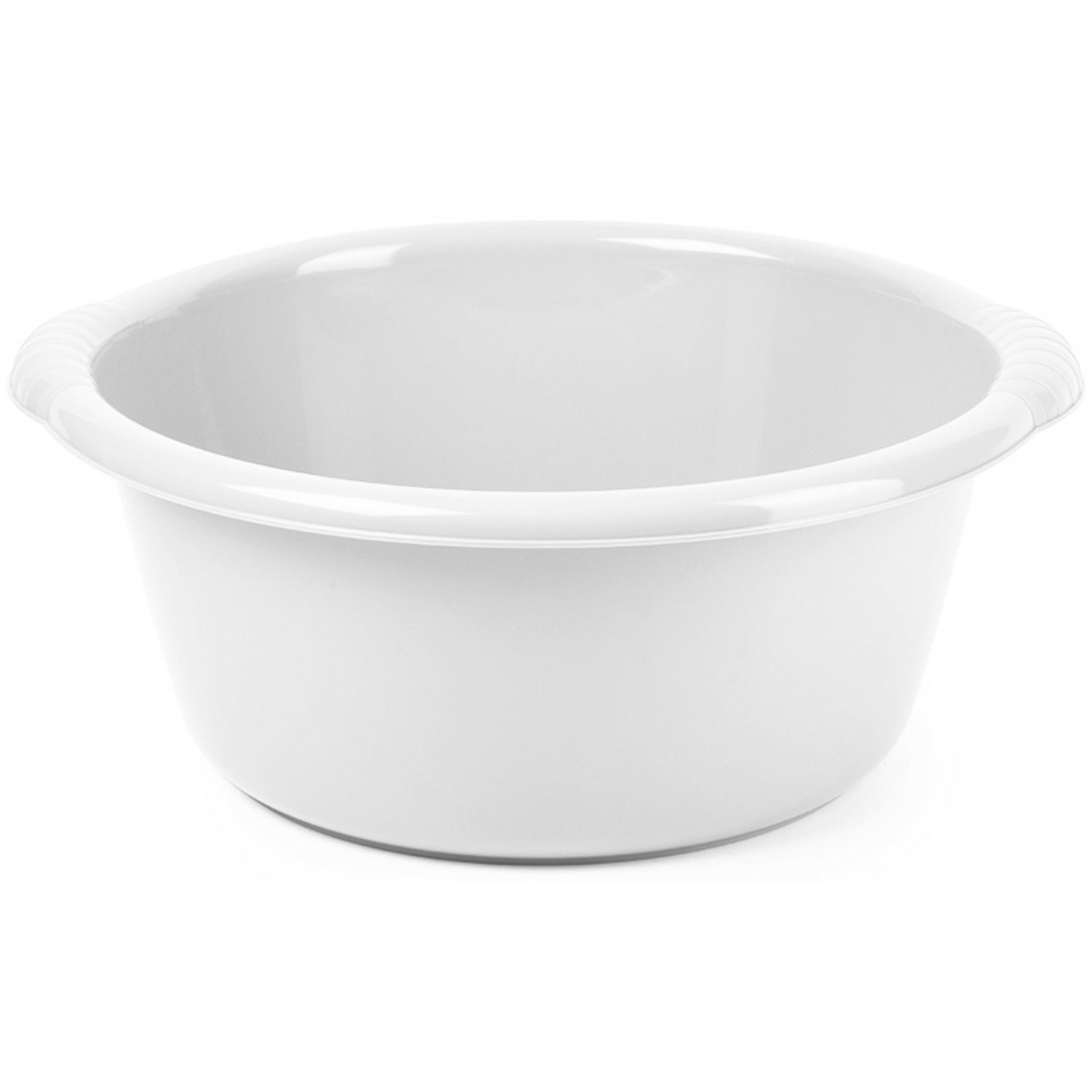 PlasticForte Afwasbak teil - 15 liter - wit - kunststof - 45,5 x 42,5 x 17 cm -