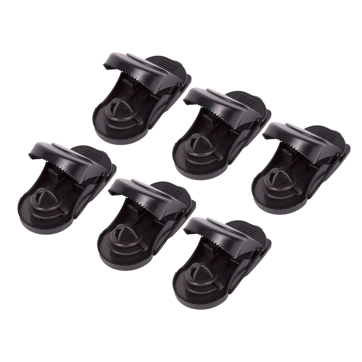 Benson Rattenval - 6x - zwart - kunststof - x 70 mm - met veermechanisme -