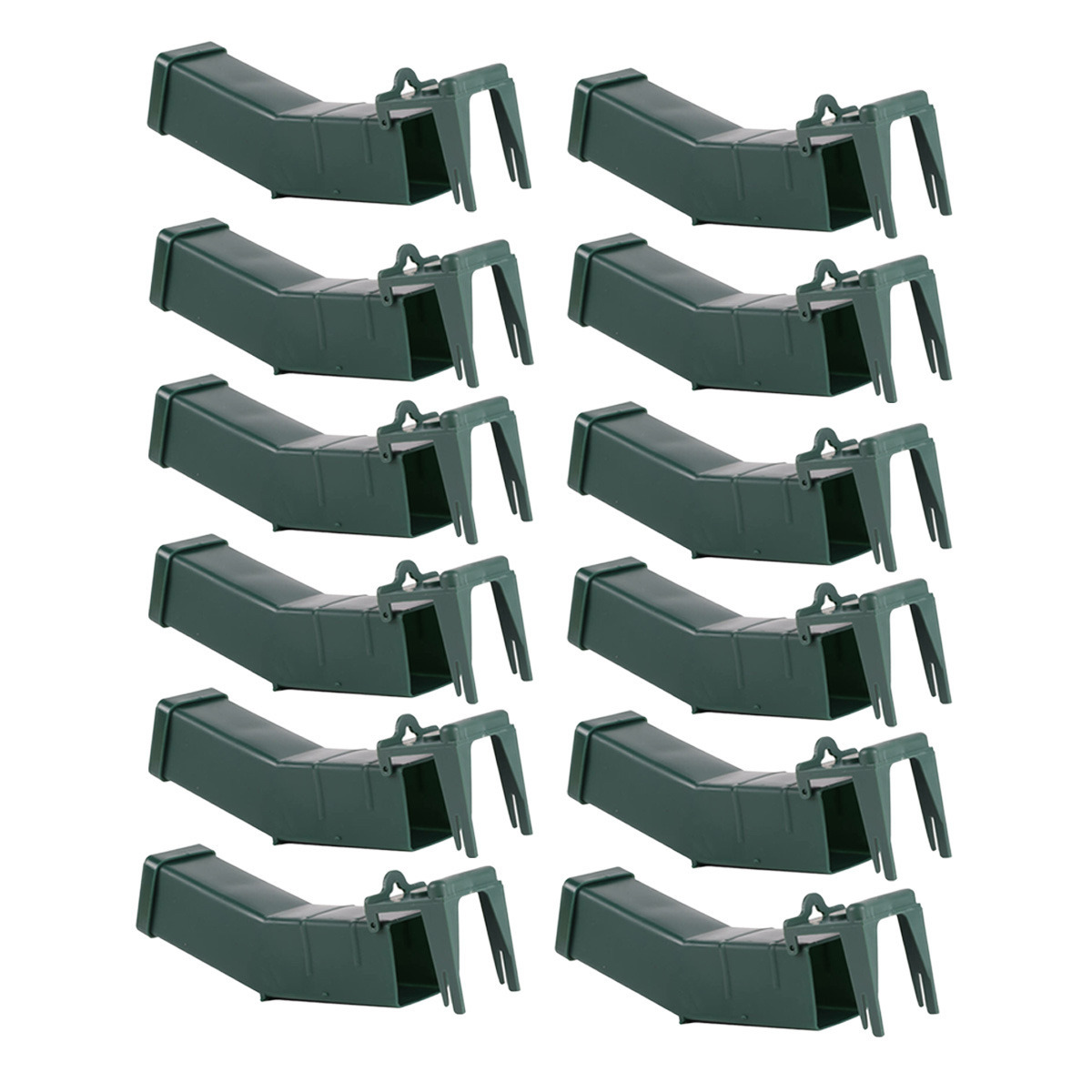 Benson Muizenval diervriendelijk - 12x - kunststof - 16,5 cm - levend vangen -