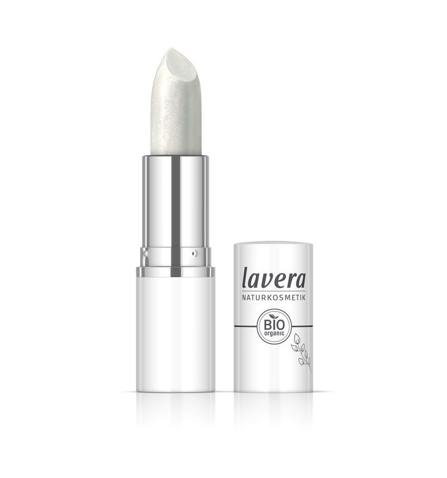 Lavera Lipstick candy quartz white aura 02