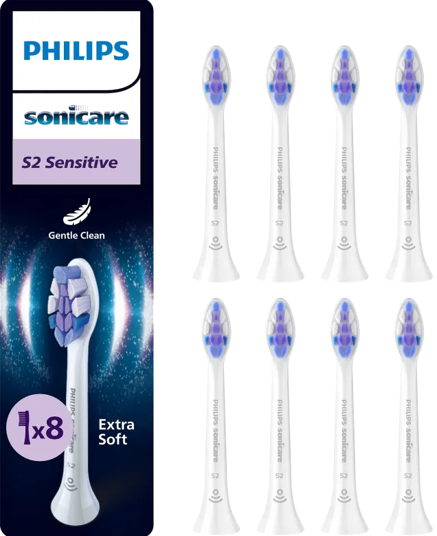 Philips Sonicare Sensitive HX6058/87 Wit (8 stuks)