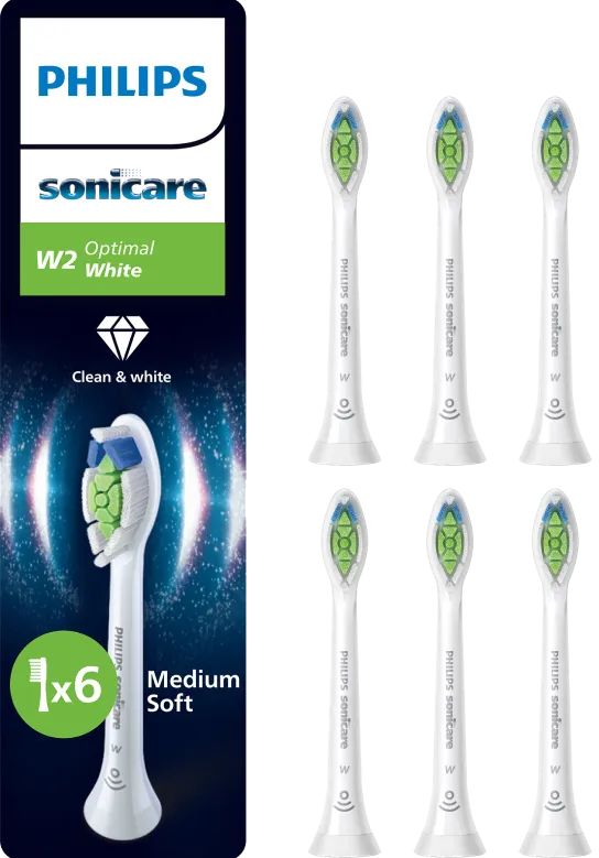 Philips Sonicare Optimal White HX6066/87 Wit (6 stuks)