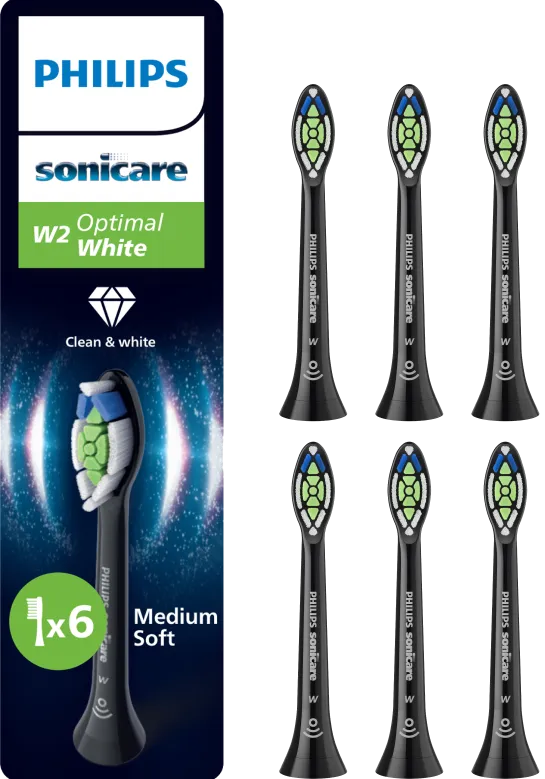 Philips Sonicare Optimal White HX6066/88 Zwart (6 stuks)