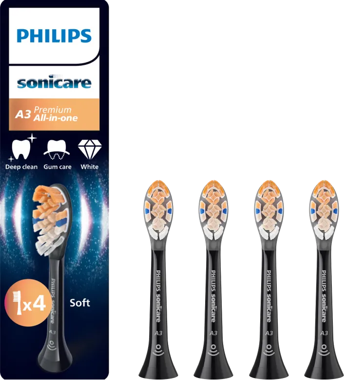 Philips Sonicare Premium All-in-One HX9094/88 Zwart (4 stuks)