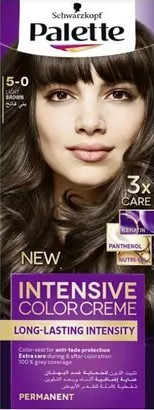 Schwarzkopf Palette intensive color cream #5-0 lichtbruin 1 Stuk