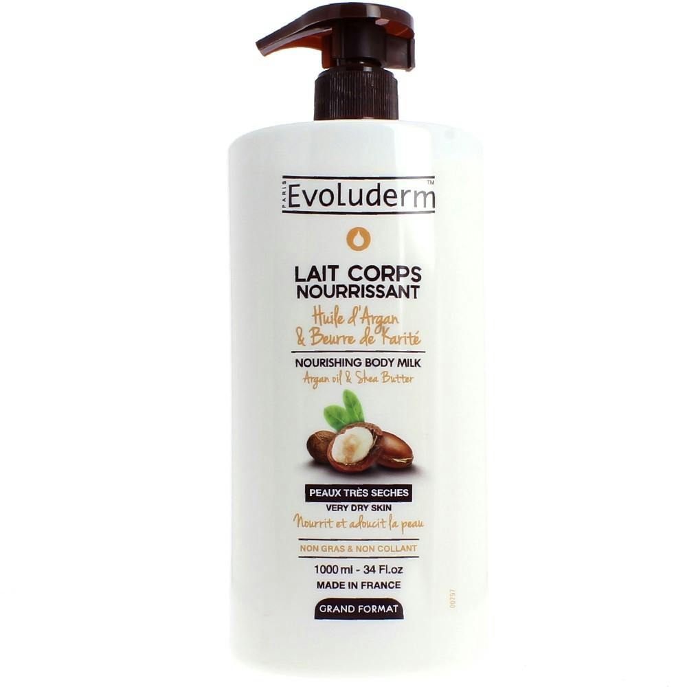 Evoluderm Argan Oil & Shea Butter Bodylotion 1000 ml