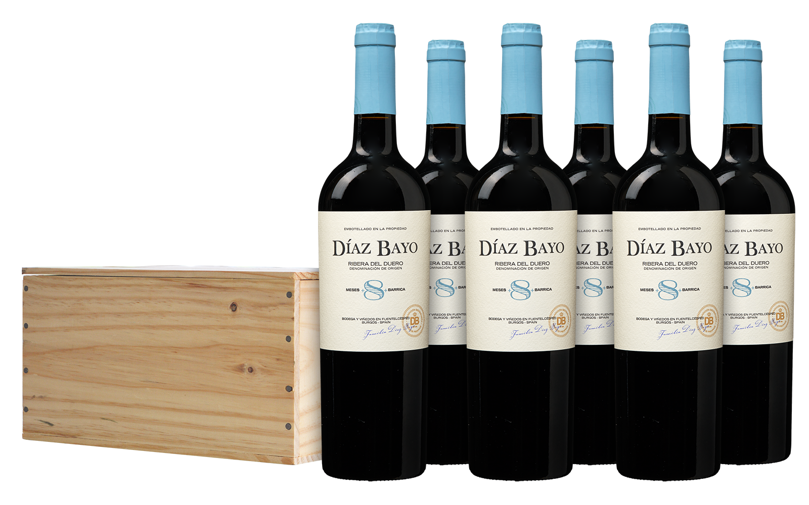 Wijnbeurs Bodegas Diaz Bayo 8 Meses Ribera del Duero Kist