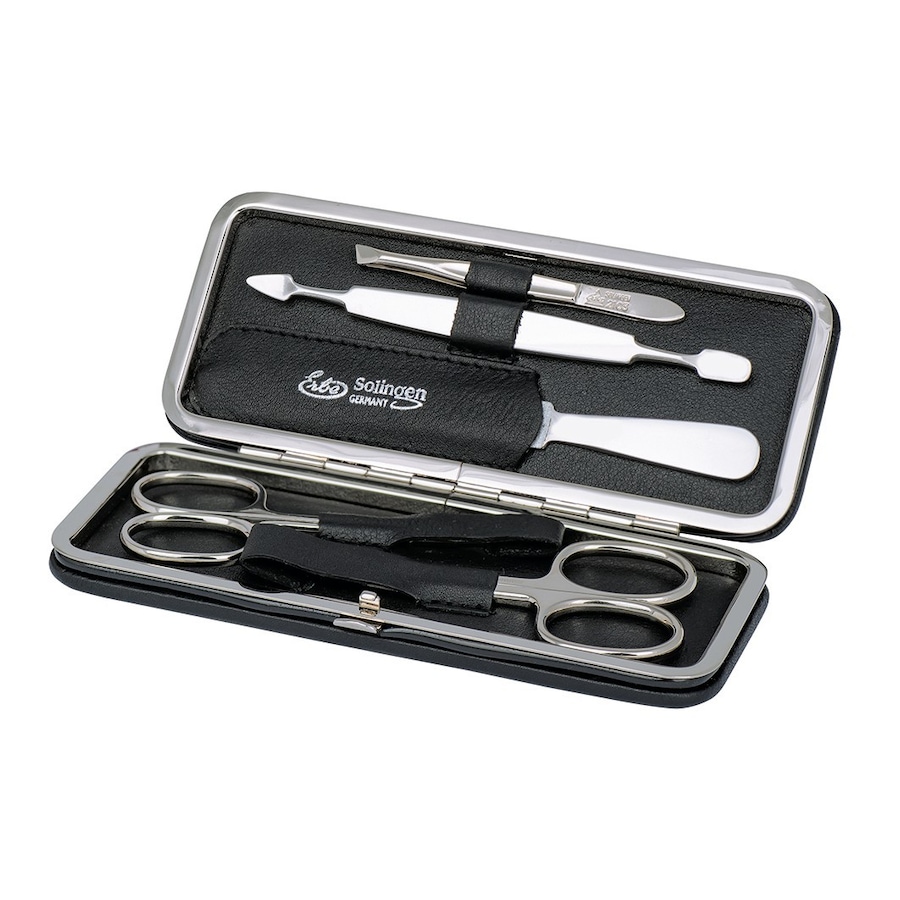 ERBE Siena Manicure Clip-Top Case Range Siena, black, 5 pcs.