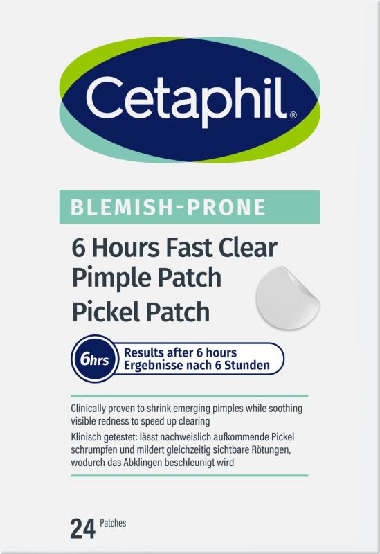 Cetaphil 6 hour fast clear pimple patch 24 Stuks