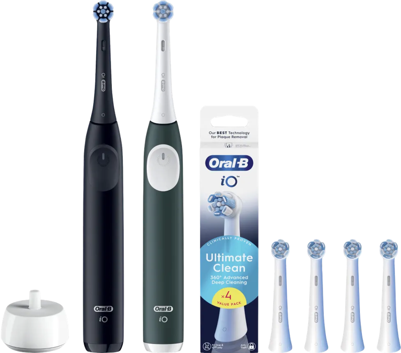 Oral-B iO 2 Duo Pack Zwart en Groen Value Pack
