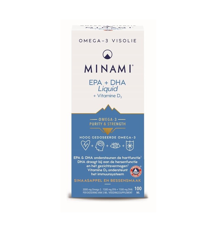 Minami EPA + DHA Liquid vitamine D3