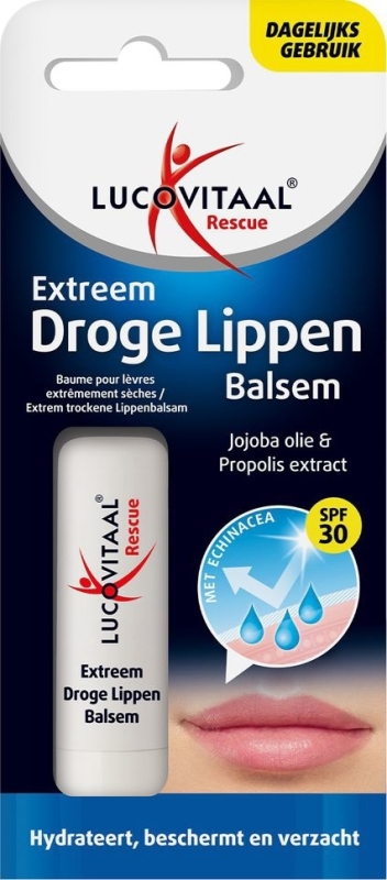 Lucovitaal Lippenbalsem rescue extra droge lippen 5 Gram