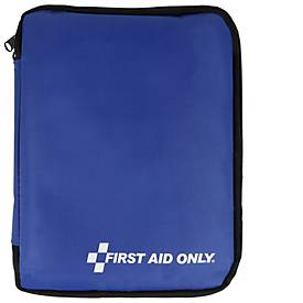 First Aid Only EHBO-tas Eerste hulp alleen, met 49-delige inhoud, waterafstotend, B 240 x D 70 x H 180 mm, nylon, blauw