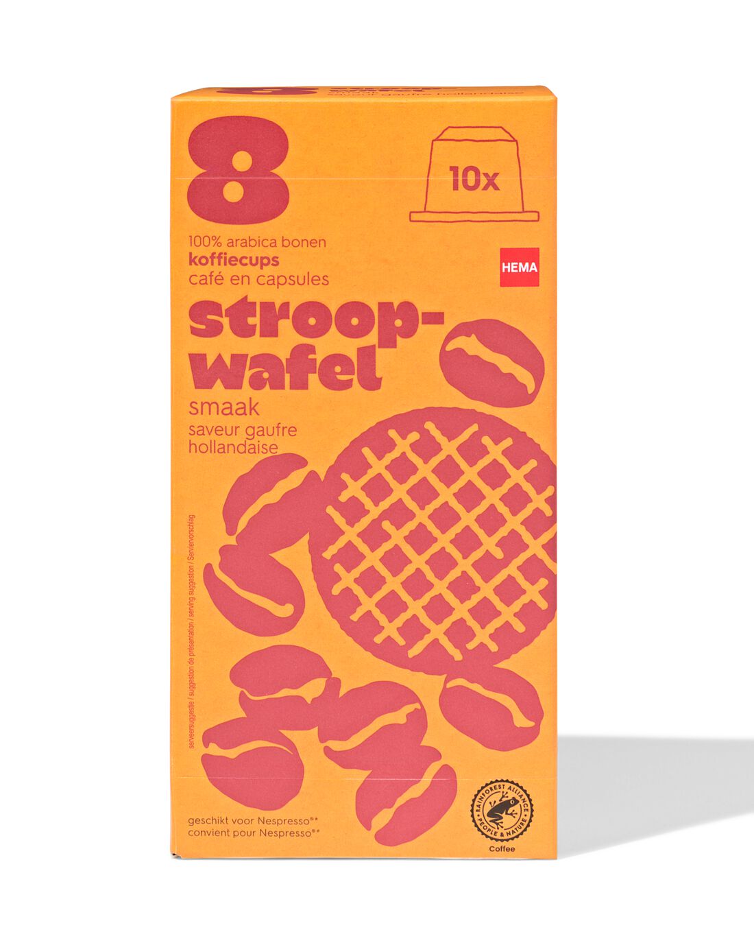 HEMA Koffiecups Stroopwafel - 10 Stuks