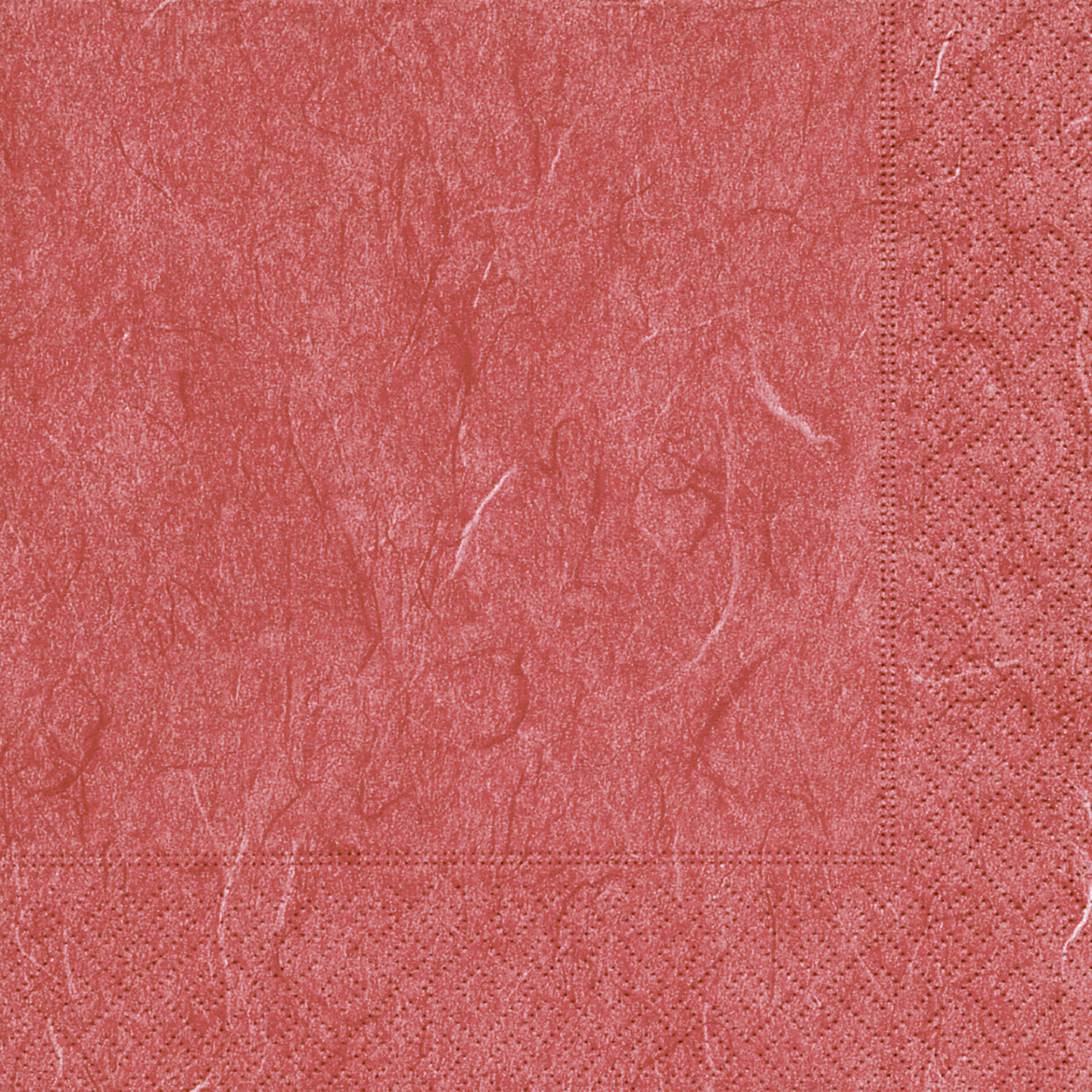 Paperdesign 60x luxe tafel diner/lunch servetten 33 x 33 cm rood melange 3-laags -