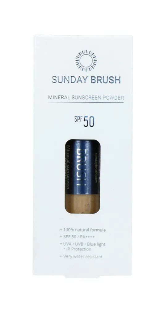Sunday Brush Mineral Sunscreen Powder SPF50 Medium