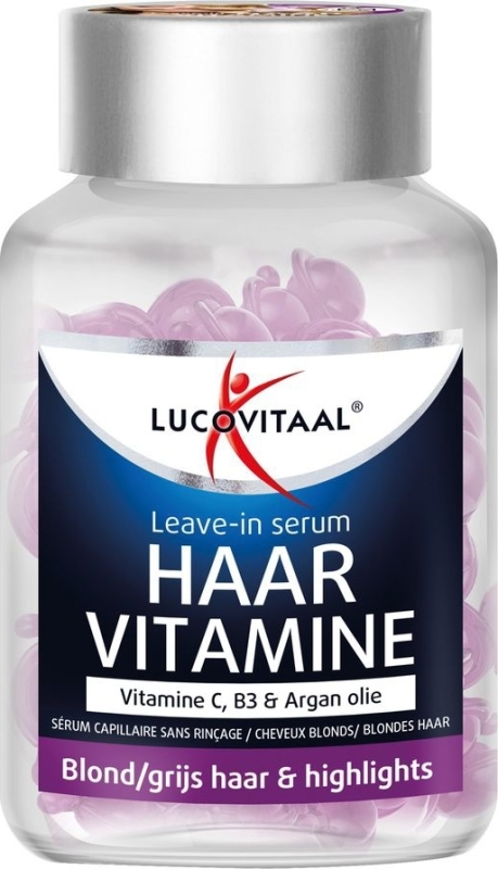 Lucovitaal Haar vitamine blond/grijs haar & highlights 25 Capsules