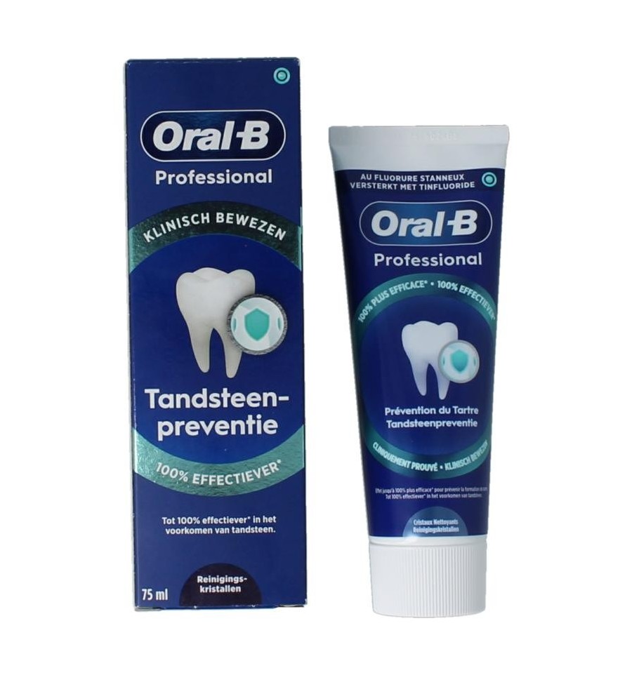 Oral B Tandpasta professional tandsteencontrole