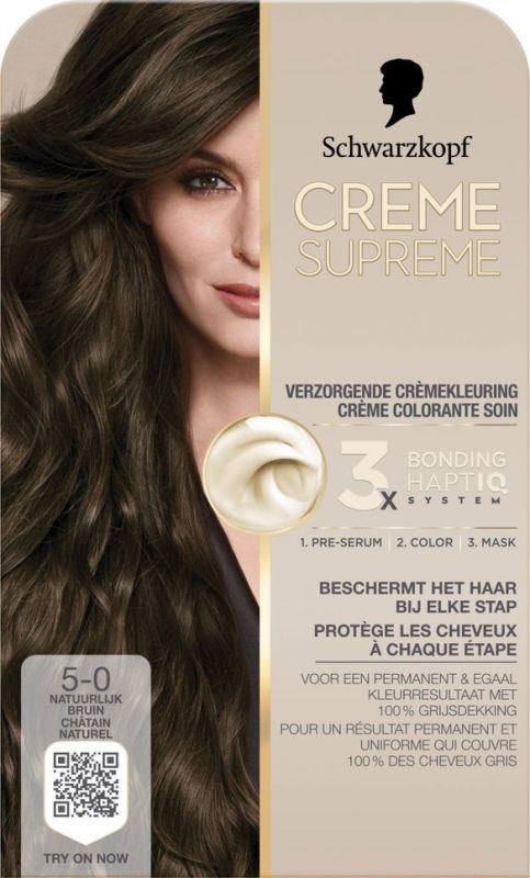 Schwarzkopf Crème supreme 5-0 bruin 1st
