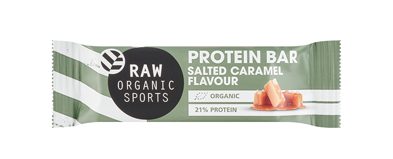 Raw Organic Sports Proteine Bar Salted Caramel