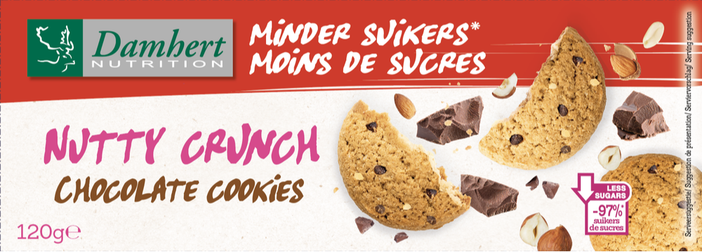 Damhert Nutty Crunch Chocolate Cookies