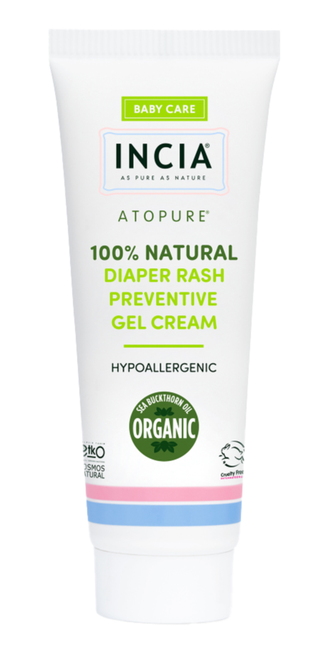 Incia Baby Care Atopure 100% Natural Diaper Rash Gel Cream