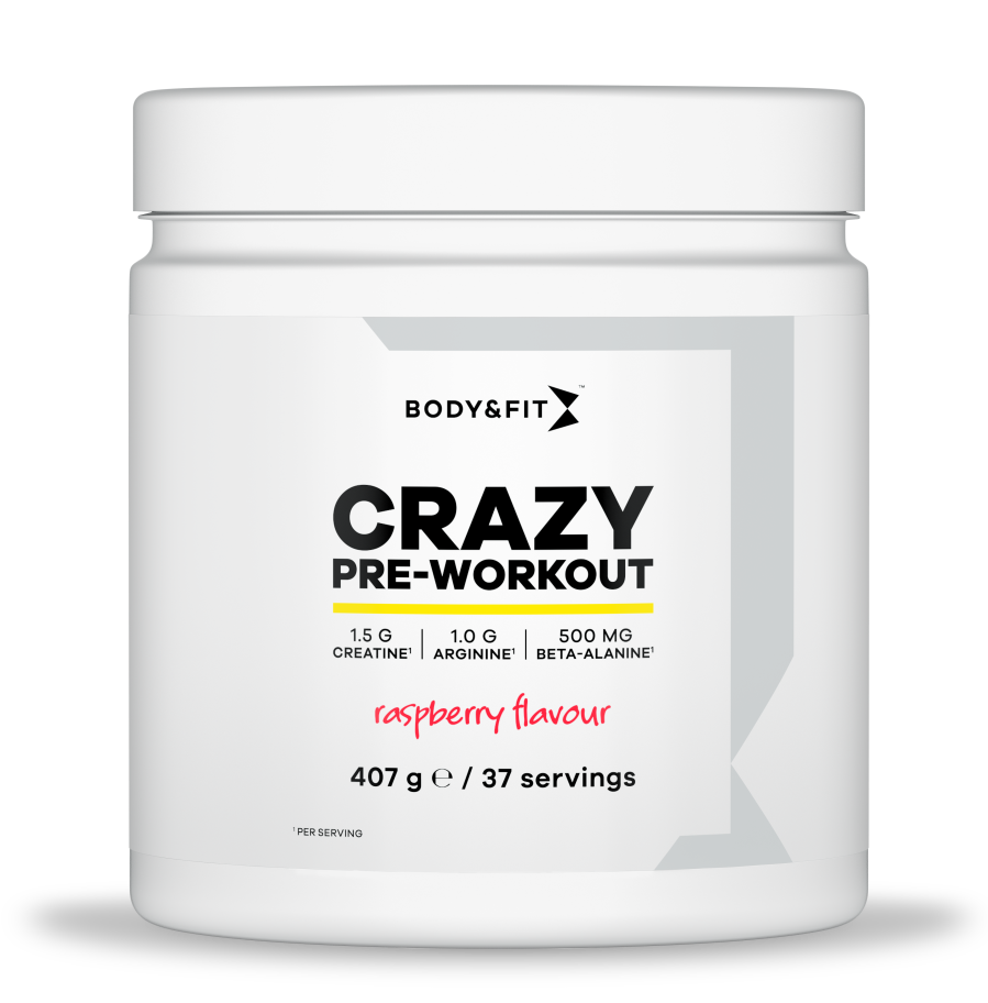 Body & Fit Crazy Pre-Workout Frambozen