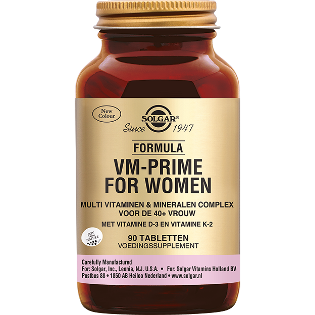 Solgar VM-Prime Multivitamine voor 40+ Vrouwen Tabletten