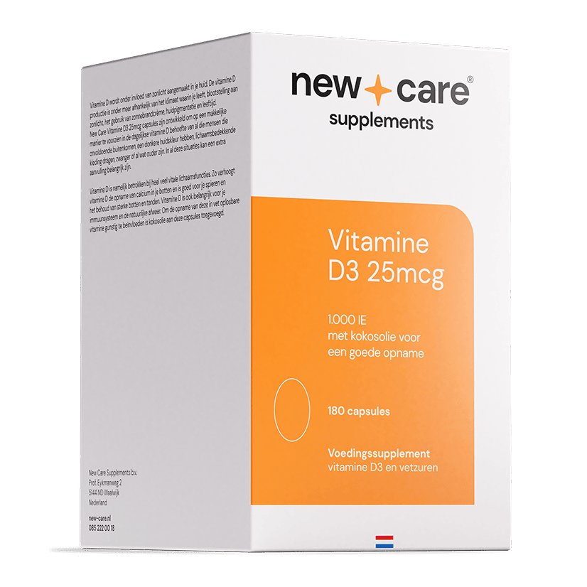 New Care Vitamine D3 25mcg Capsules