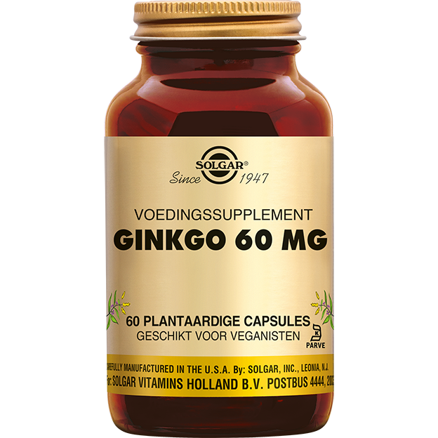 Solgar Ginkgo 60 mg Capsules