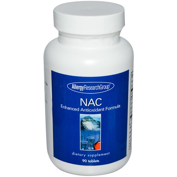 Allergy Research Group NAC Enhanced Formula 90 Tablets - 