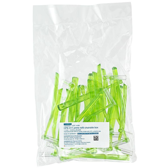 Curaprox Prime Refill 011 Lime groen - 25 stuks met houder
