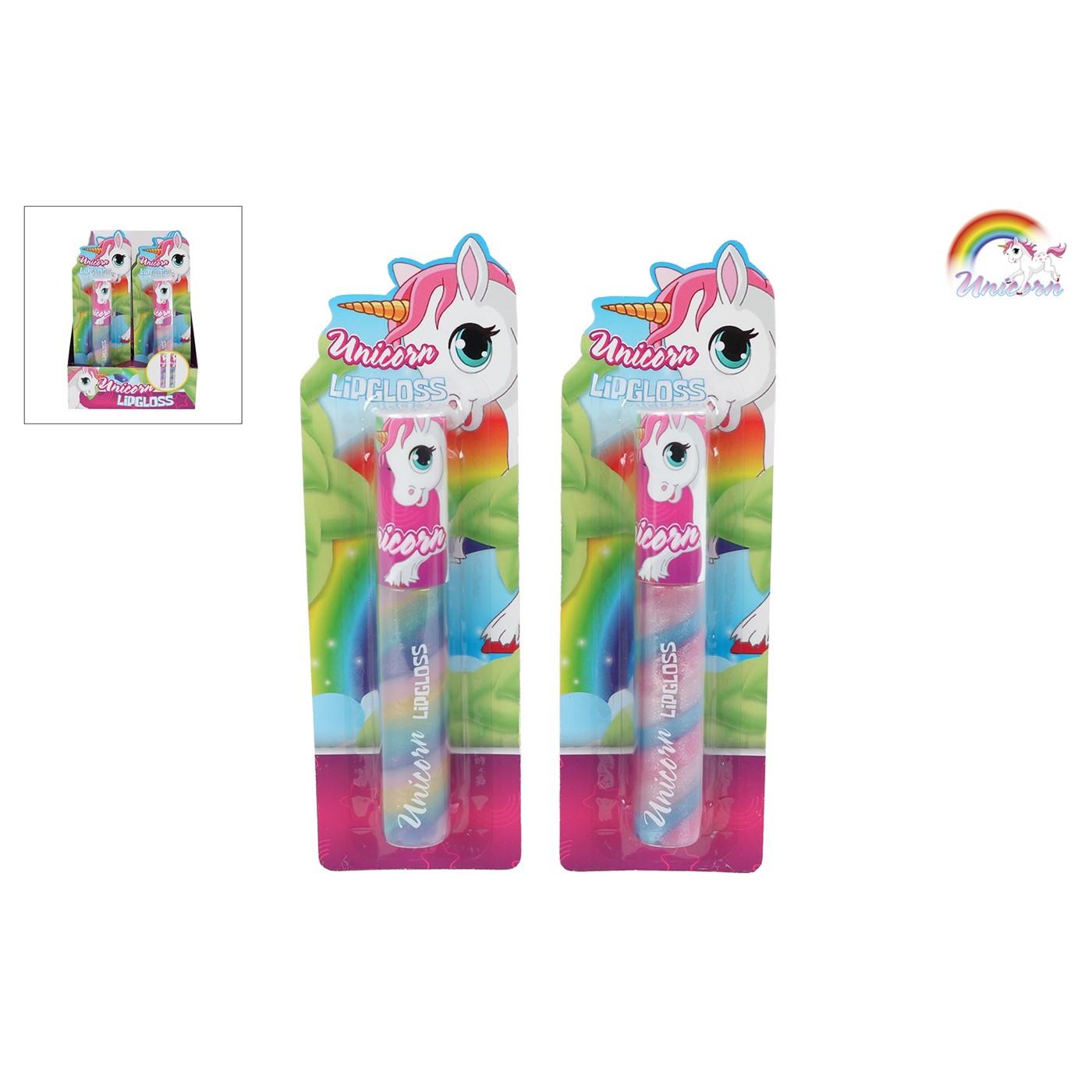Merkloos Unicorn lipgloss draaistift 8ml