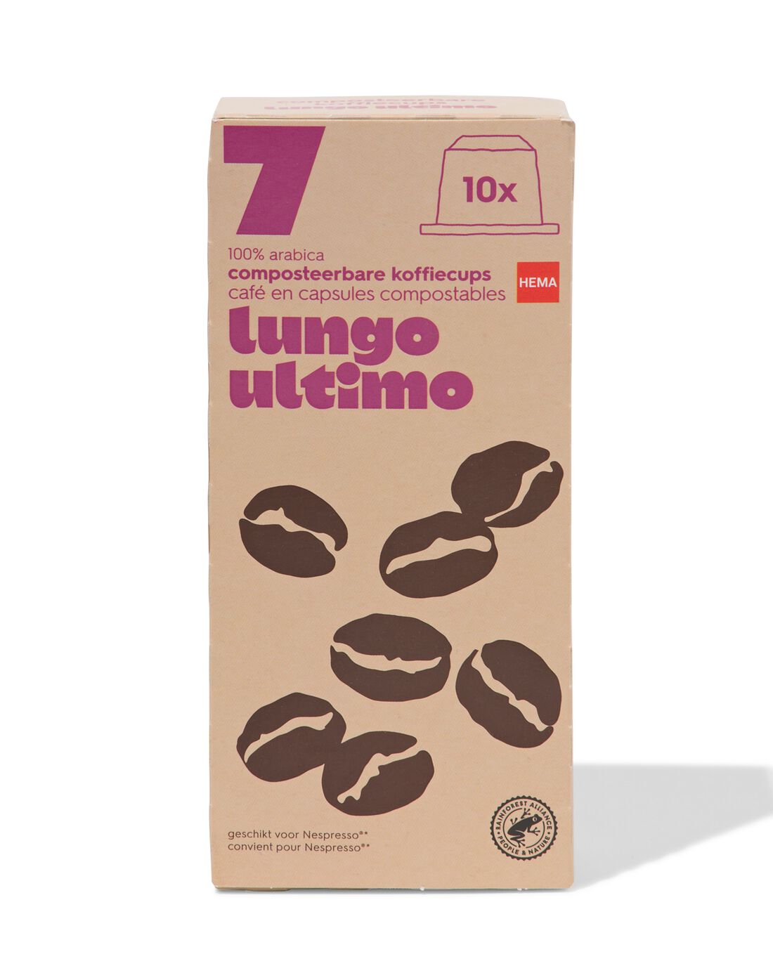 HEMA Composteerbare Cups Lungo Ultimo - 10 Stuks