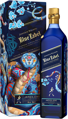 Johnnie Walker Blue Label CNY 2025 Year Of The Snake 700ml in Giftbox