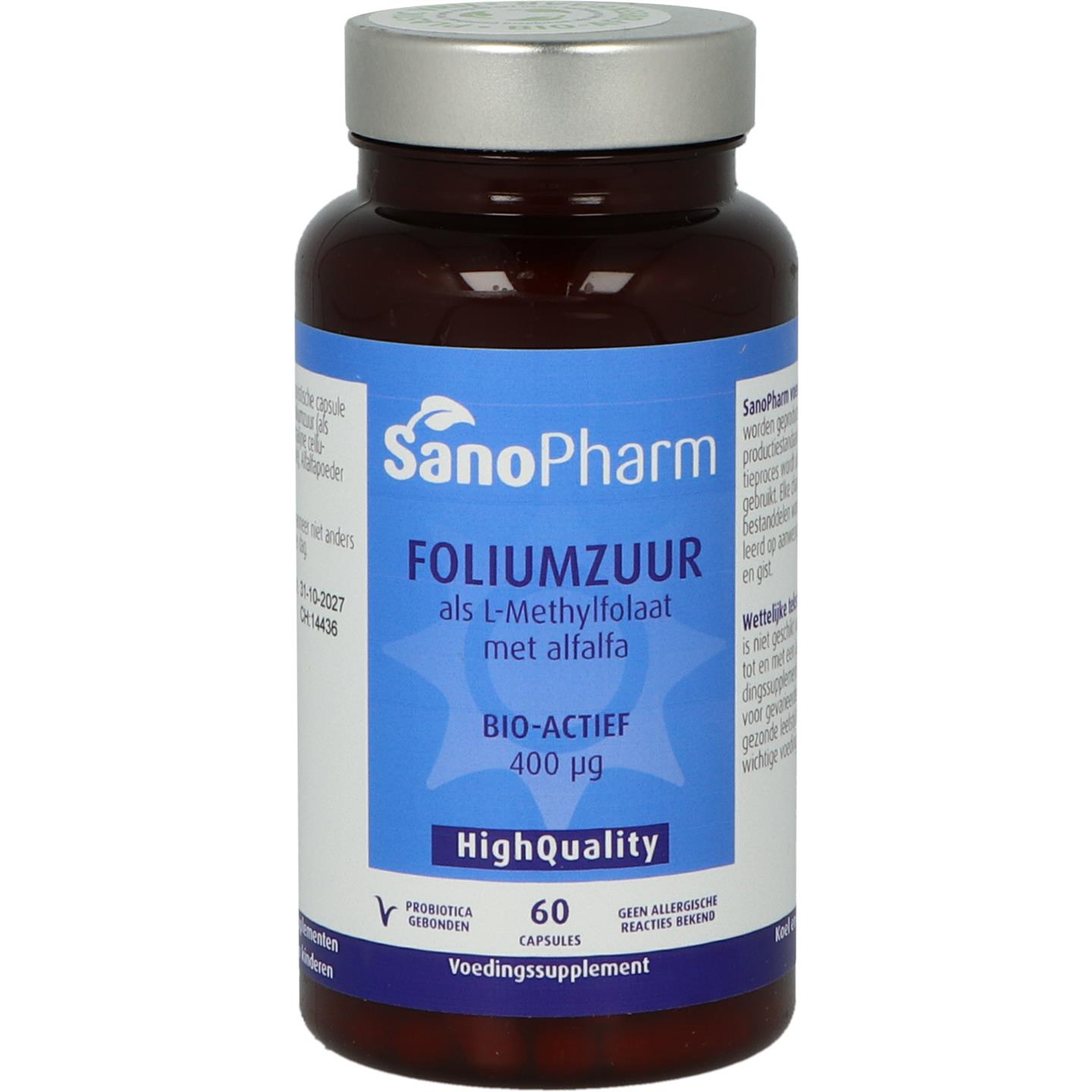SanoPharm WholeFood Foliumzuur