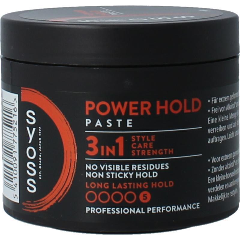 Syoss Men power hold styling paste extra sterk 150ML