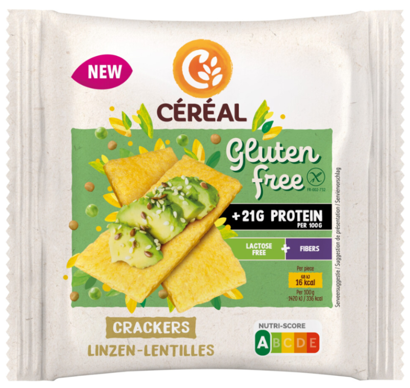 Céréal Crackers linzen 100 Gram