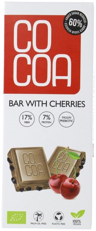Cocoa Brown Reep choco kersen bio 40 Gram