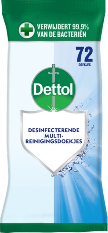 Dettol Multi hygienische reinigingsdoekjes 72 Stuks