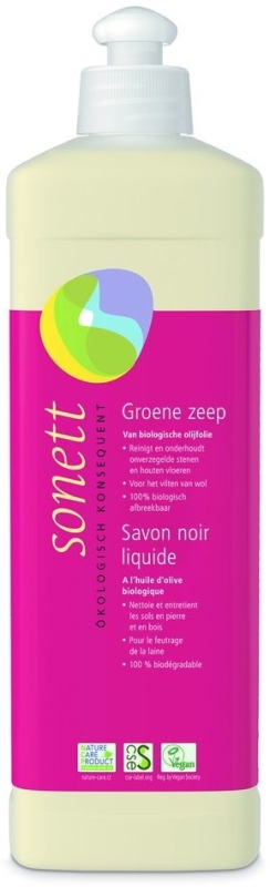 Sonett Groene zeep vloeibaar 500 ML