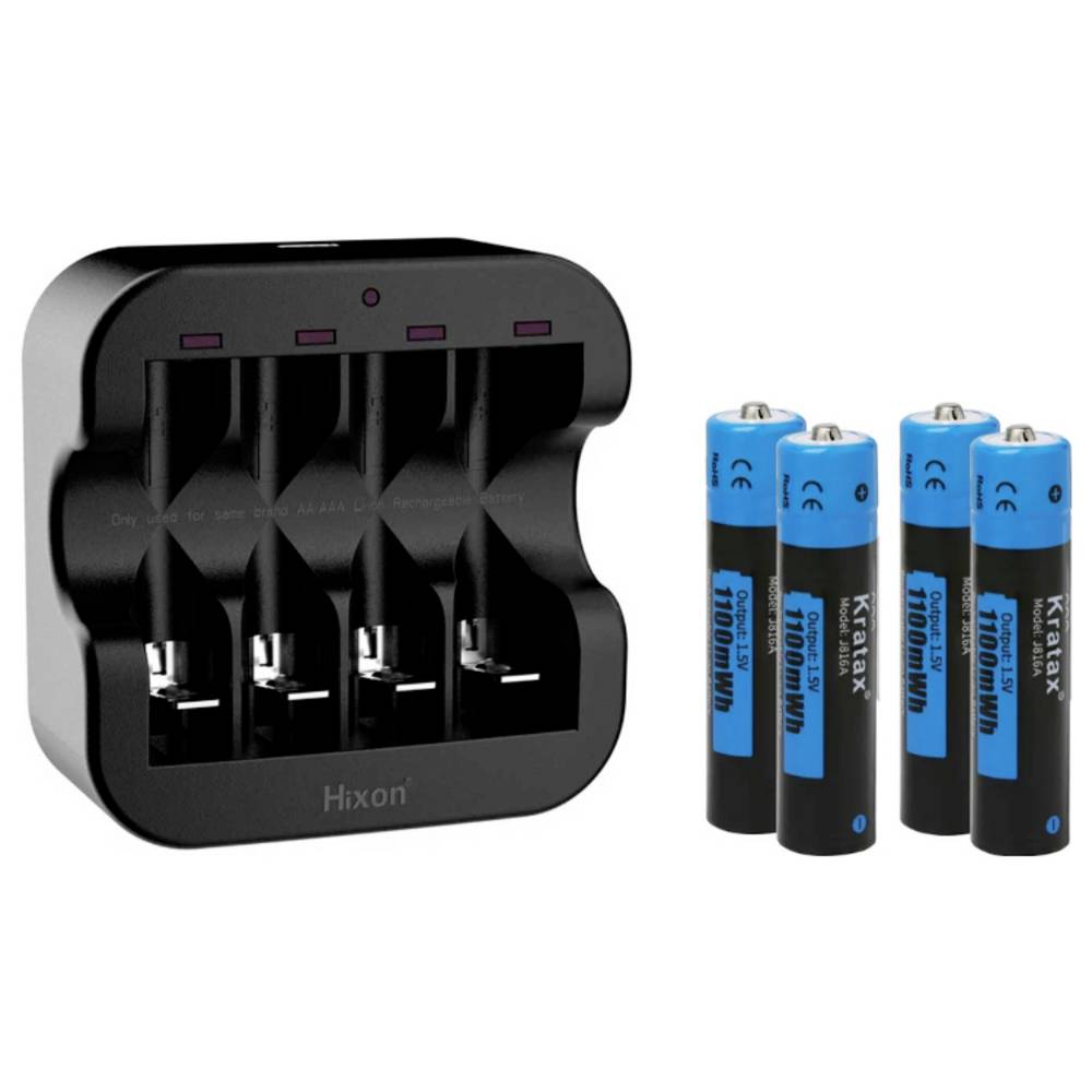 Hixon Q022 Batterijlader Li-ion AAA (potlood), AA (penlite)